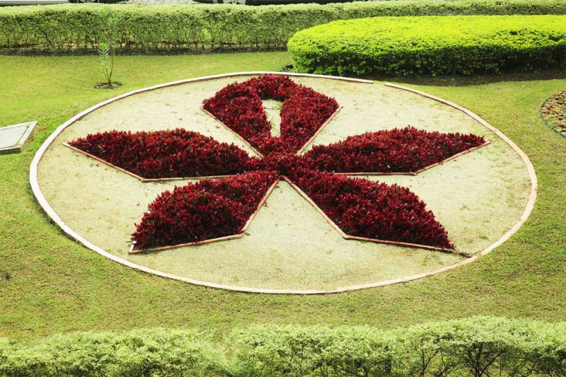 Símbolo do Clube no Jardim